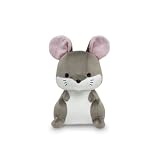 Bellzi Mouse Stuffed Animal - Soft Cute Stuffed Mouse Gray Plush Toy - Plushies and Gifts for All Ag
