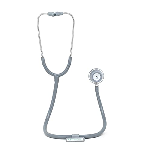Image of RCSP Stethoscope for Doctors Micro Plus Students Medical Professional Version Grey Aluminum Chest Piece
