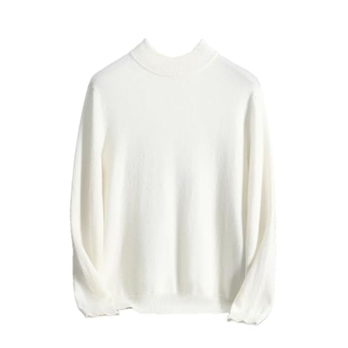 Men's 100 Percent Cashmere Men Mock-Neck Pullovers Sweater Spring Autumn Winter Cashmere Knitwear
