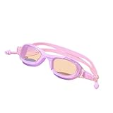 Schwimmbrille mit Ohrstöpseln, verstellbarer Riemen, zum Schwimmen und Tauchen, für Damen und...