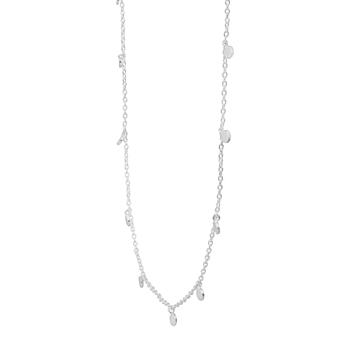 Silpada 'Silver Lace' Adjustable Station Necklace in Sterling Silver, 18"2