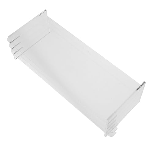 FIXOSHEE Divisor Transparente para Molde de Jabón Herramienta de Silicona Acrílica Resistente para Hacer Jabones Artesanales Separador Interior Duradero para Moldes Manuales