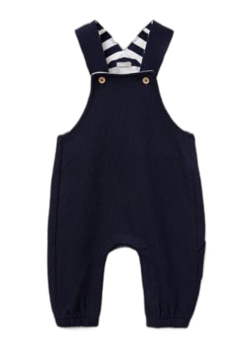 Salopette Benetton bébé garçon en denim bleu confortable