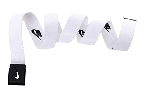 Nike Golf Futura Reversible Mens Adjustable Web Belt (White)4