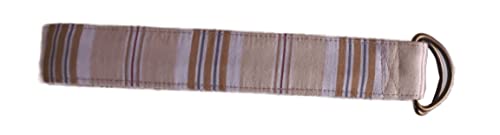 KVR Cotton woven Stripe waist Belt Double D ring multicolored girl teen women Belt soft vintage designer3