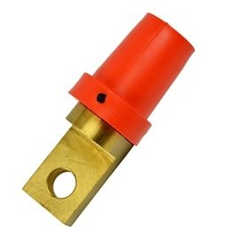 Réceptacle femelle CL 16 coudé orange 400A pour une connexion stable sur barre de bus