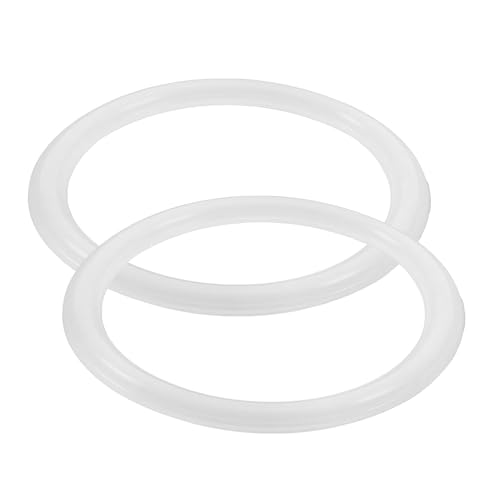 Toyvian Anillos de Silicona para Máquinas de Helados Repuestos de Sellado 2 Piezas Accesorios de Goma Resistentes y Precisos para Uso Heladerías y Fabricación de Helados