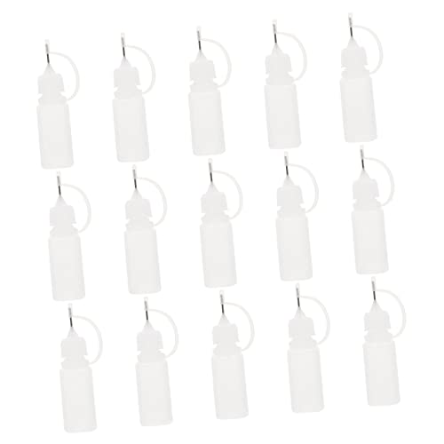 PATKAW 1 Juego Embotellado Dispensador Boquilla Líquido Engrasar Pulverizadores Travel Bottles Aceite De Motor Botellas Recargables Botellas Vacías Educación Física Transparent 15 Piezas
