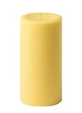 Mister Candle - Hand Made 3 inch by 6 inch Yellow Citronella Scented Pillar Candles (Set of 3) - Ind