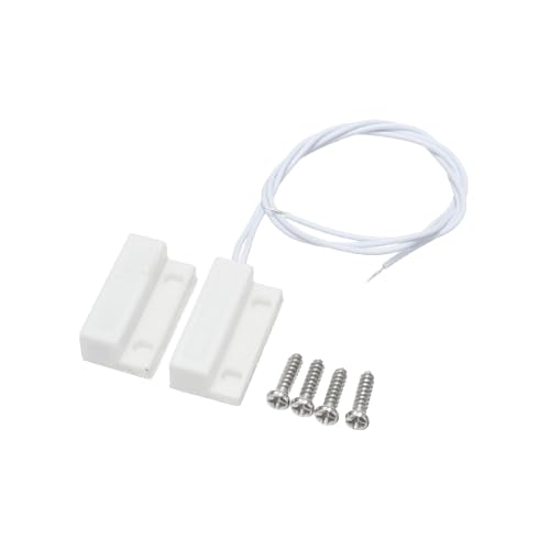 Bahaadur Wired Door Sensor, Magnetic Reed Switch Technology, Surface Mount, White, 8 cm x 2.5 cm-picture-15
