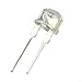 Minhe 10PCS Professional Grade Inline LEDs In Distinctive Straw Hat Design (8MM) Tailored For Industry Use(White)