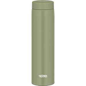 サーモス 水筒 真空断熱ケータイマグ 600ml カーキ パーツが少なく洗いやすい しっかり閉まるスクリュータイプ 水滴が垂れにくいパッキン形状 ステンレス ボトル JON-600 KKI