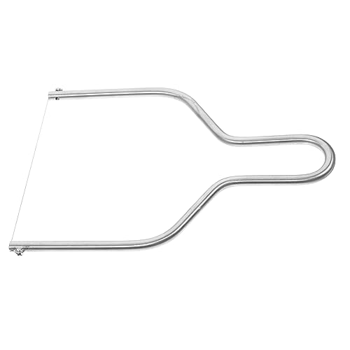 MUCKLILY Handheld Cheese Cutter Butter Slicer with Ergonomic Handle Wire for Smooth Slicing for Cakes Pastries Kitchen Tool for Even Portions