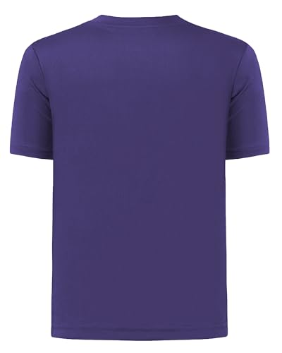Image of QBK 2T to Youth Neon Shirt Kids UPF 50+ Dry Fit Athletic Short Sleeve Rash Guard T Shirts for Boys Girls Sports Undershirt