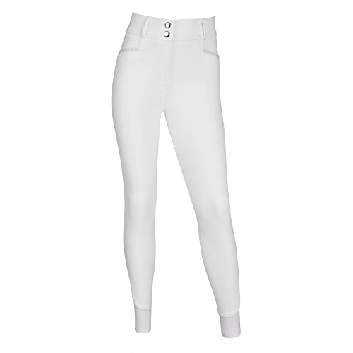 Pantalon d'équitation enfant blanc LeMieux St Tropez pour les concours et entraînements