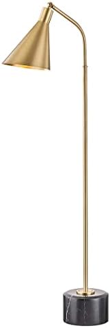 Hudson Valley Lighting L1346-AGB Stanton One Light Floor Lamp, Aged Brass, 54x8.75x20.75