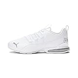 PUMA Riaze Prowl Mandala Wide Women's Training Shoes in White/Metallic Silver, Size 7