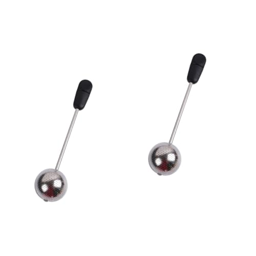 MAGICLULU 2 pcs Creative Stainless Steel Tea Infuser Stylish Reusable Tea Strainer Herbs and Spices Unique Design