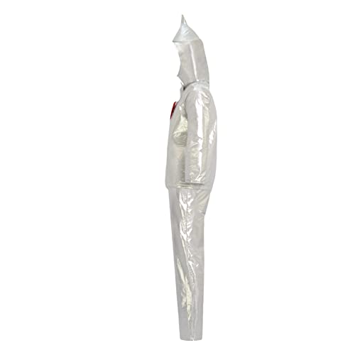 Adult Silver Man Outfit Top+Pants+Accessories3