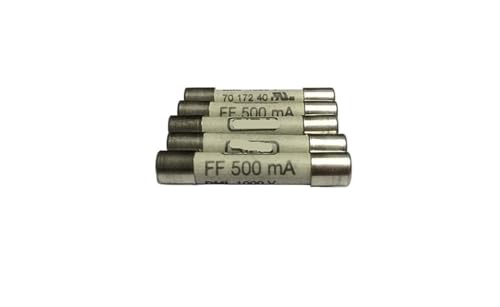 Fusible FF 500mA 1000V pour réparer un multimètre en panne 7017240 format 6.35x32mm