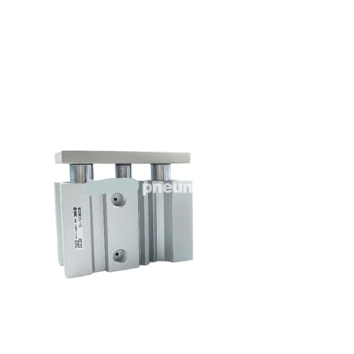 Cilindro neumático de guiado compacto MGQM con carrera de 50 mm 7