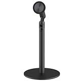 Positionnement du téléphone adaptable : avec sa rotation à 360 degrés et ses angles réglables le haut, ce support de téléphone pour bureau assure un alignement précis de votre appareil, ce qui le rend parfait pour une utilisation mains libres pendant les présentations, le de recettes ou les discussions virtuelles.