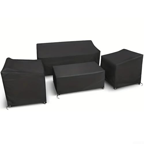 Juego de Fundas Impermeables para Muebles Exterior 200D