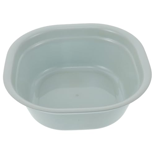 Kisangel Cuenco Cuadrado Grueso de Plástico Resistente para Cocina Lavado de Ropa y Baño Recipiente Multifuncional Duradero y Reforzado para Uso Doméstico