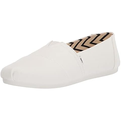 TOMS Alpargata de algodón reciclado, Blanco Cover