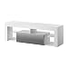 Produktbild Selsey Bianko  TV Bank / TV-Schrank mit Klapptür, laminierte Platte, Weiß Matt / Grau Hochglanz, 35 x 140 x 51 cm, 5902409942118