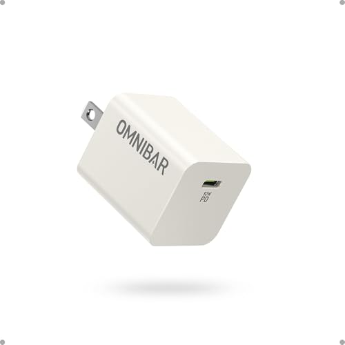 Image of 30W USB C Charger, Compact GaN PD 3.0 PPS Fast Wall Charger, White | Travel-ready • Pocket-size Design • Efficient Heat Management • Compatible with iPhone 17 /16, Galaxy S26 /S25, iPad, AirPods 4