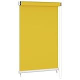Festnjght Estor Enrollable para Exterior,60x230 cm Amarillo