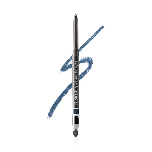 Clinique Quickliner For Eyes Eyeliner Pencil | Water Resistant, Smudge Resistant + Safe For Sensitive Eyes, Blue Grey, 1 Count