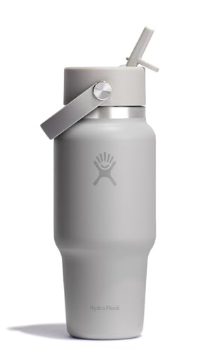 Hydro Flask 24 OZ Wide Flex Straw Travel Bottle Tonal Birch