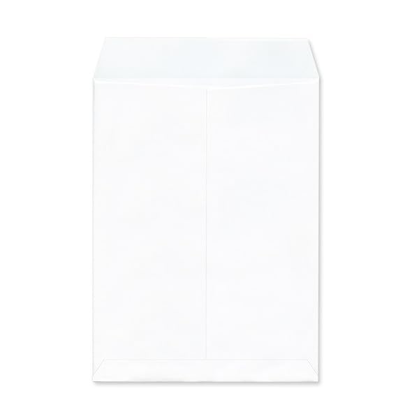 Amazon | 封筒 角4 角4封筒 ケント紙/白/ホワイト 80 B5 サイズ