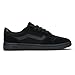 Vans Men's Ryland LS Shoe | Retro Court Sneakers with Tennis Inspired Fashion Details, Suede/Canvas Black/Black, 10.5