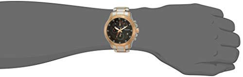 Titan Quartz Chronograph Black Dial Stainless Steel Strap Watch for Men-NS90047KM03 - Image 2