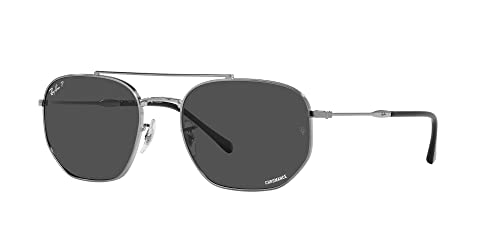 Image of Ray-Ban Unisex Sunglasses Gold Frame, Brown Lenses, 54MM