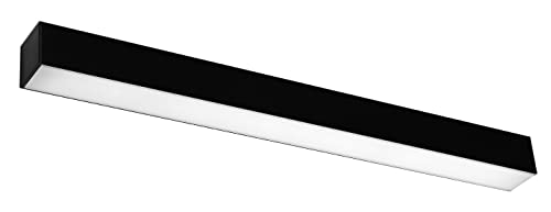 SOLLUX lighting Integrated LED Flush Wall Lights Black 65cm 4000K Integrierte LED-Wandleuchten Schwarz 65cm 4000K