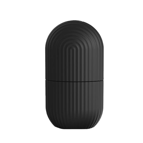 Ice Cube Roller Massager for Face Eyes and Neck (Black)