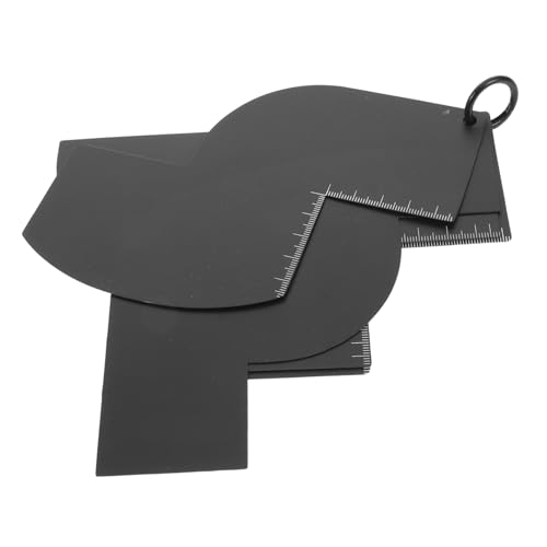 FOMIYES Strumenti per Modellare la Barba Guida All'allineamento della Barba Strumento di Precisione per Modellare Attaccatura dei Capelli Kit di Sagomatura Riutilizzabile per Taglio