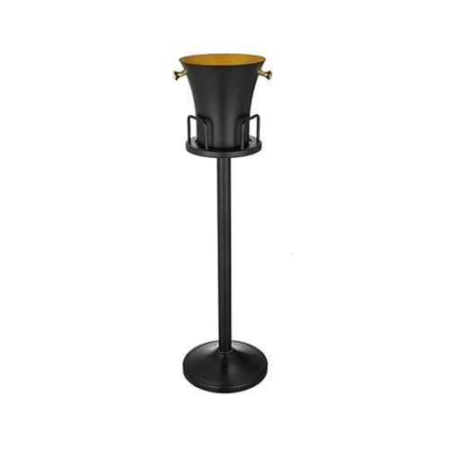 Cubo de hielo grande de acero inoxidable para cerveza, champán y vino, enfriador creativo de fiesta al aire libre, diseño vertical alto para entretenimiento en el hogar y eventos