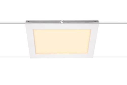 Lampe basse tension TENSEO rectangulaire SLV Plytta blanc architectural