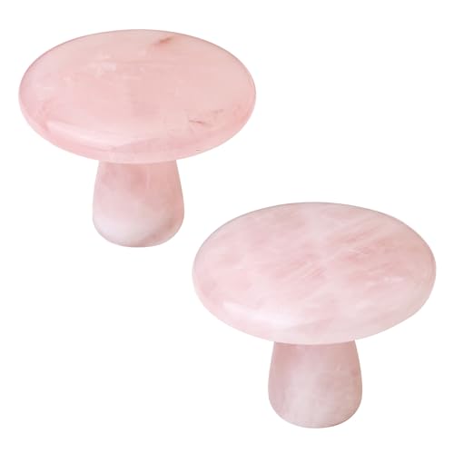 Poignée d'armoire en pierre de quartz rose exclusive Rockcloud