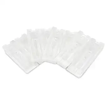 Wobble Wedges BigGap Flexible Plastic Shims - Shims for Leveling Large Gaps and Heavy Loads - Ideal for Furniture Levelers and Appliance Leveling Pads - 4 Clear Wedges