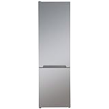Russell Hobbs Freestanding Fridge Freezer, 54cm Wide, 180cm High, 204L Fridge Space, 84L Freezer Space, 4 Shelves, 4 Door Racks, Eco Friendly, Silver, RH180FF541E1S