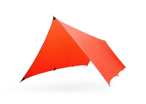 KAMMOK Kuhli: Ground-to-air, Weatherproof Protection in The Backcountry. (A high Performance shelter Equipped to Adapt to Varied environments), Ember Orange