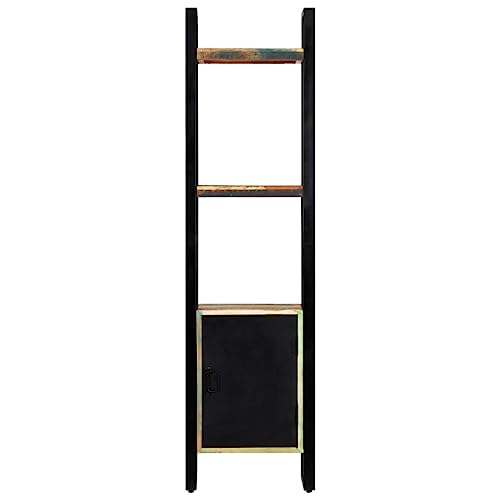 KTHLBRH Estantería de 45 x 30 x 171 cm de madera vieja maciza, estantes decorativos para oficina, sala de estar, estantes para el dormitorio, para oficina, salón, dormitorio