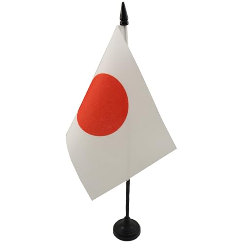 AZ FLAG Bandera de Mesa de Japón 15x10 cm - Banderina de Despacho Japonésa 10 x 15 cm
