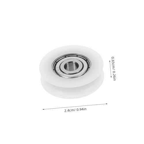 Poleas de rueda guía con rodamiento POM resistente para puertas correderas premium 3